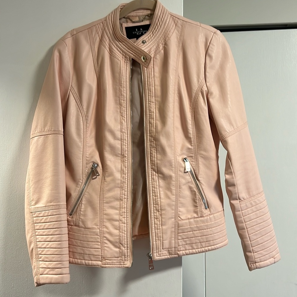 Pink Pleather Jacket
